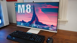 Samsung Smart Monitor M8 Review  Everything You Need in One Package [upl. by Raamaj]