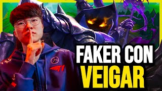 T1 Faker con Veigar  LEAGUE OF LEGENDS [upl. by Nnybor]