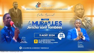 LES MURAILLES DE JÉRICHO SONT TOMBÉES PAR LE PASTEUR ODET PARFAIT 11082024 [upl. by Burnaby]