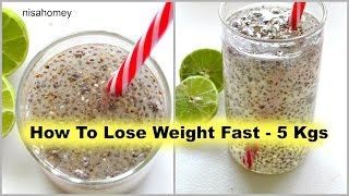 How To Lose Weight Fast  5kg  Fat Cutter Drink  Fat Burning Morning Routine [upl. by Aidnahs]