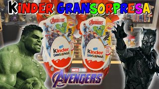 KINDER GRANSORPRESA AVENGERS ðŸ’¥ HULK SMASH Pasqua 2022 [upl. by Lorraine]