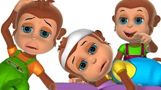 Five Little Monkeys Babies and Ducks  More Baby Songs and Nursery Rhymes for Children [upl. by Zoubek]