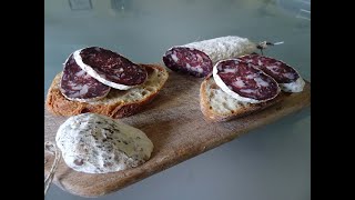 ✨ La vraie recette du saucisson de Lyon┃Recette du Chef Cyril RouquetPrévost [upl. by Mharg543]