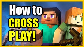 How to Play Minecraft Cross Platform on Xbox PS5 Switch or PC Fast Tutorial [upl. by Aratal57]