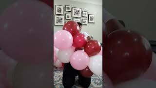 How to tie balloon clusters part 2 of 3 balloonarch balloondecor shorts [upl. by Celestia950]