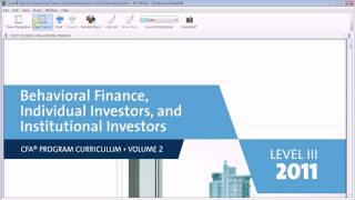 Preview  CFA Curriculum EBook Version [upl. by Enilasor]