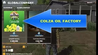 COLZA OIL FACTORY  You need Canola or Sunflower  Farming Simulator 19 [upl. by Gusella260]