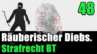 Räuberischer Diebstahl § 252 StGB  Strafrecht BT 48 [upl. by Orutra843]