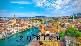 Zurich 4K  Zurich Switzerland 4K Drone  Cinematic Drone Footage [upl. by Inal750]