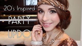 20s Inspired Party Updo [upl. by Benedick]