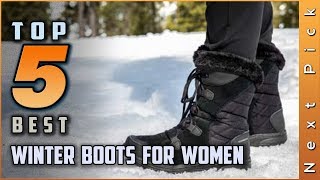 Top 5 Best Winter Boots For Women Review in 2023 [upl. by Elvyn]