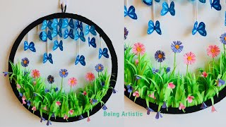 One of My Favorite Wall Hanging😍  Paper Craft  DIY Wall Decor [upl. by Delainey]