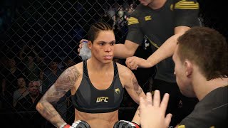 UFC 269  Amanda Nunes vs Julianna Peña  UFC Bantamweight Title Full Match Highlights  UFC 4 [upl. by Esorlatsyrc765]