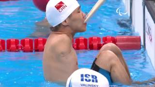 Swimming  Mens 100m Backstroke S6 heat 1  Rio 2016 Paralympic Games [upl. by Map]