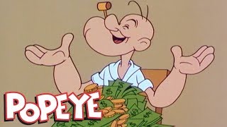 Classic Popeye Episode 4 Popeye and the Phantom AND MORE [upl. by Ardnekahs]