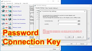 How to create password Connection Key on Proface HMI  Tạo password kết nối đến HMI [upl. by Zigmund]