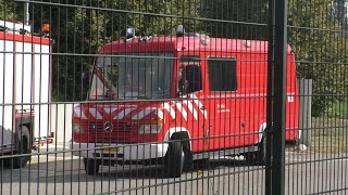 P1 bedrijfsbrandweer Kijfhoek vertrekt met spoed vanaf opendag brandweer Zwijndrecht [upl. by Anilys]