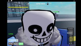 New Sans Showcase Old see the new one  Roblox Brawling Grounds [upl. by Greg]