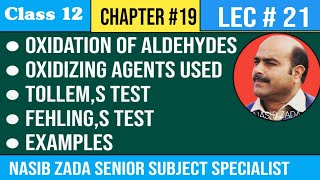 Oxidation of Aldehydes  Oxidizing Agents  Tollens TEST  Fehlings TEST  NASIBZADASSS [upl. by Keligot]