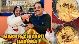 Making Kashmiri Special Chicken 🐓 Harissa With My Family🤗 foodvlog [upl. by Nimajnab]