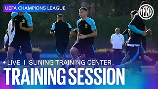 🔴 LIVE TRAINING  1 DAY UNTIL BAYERN  INTER ⚫🔵 IMInter BayernInter [upl. by Aihsemak]