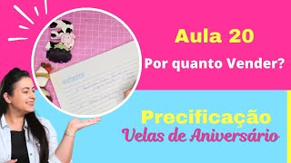 Curso de Velas  Por quanto vender [upl. by Attoynek177]