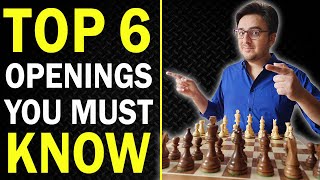 6 Best Chess Openings for Beginners  Top Moves Plans Strategy Gambits Tactics Traps amp Ideas [upl. by Web329]