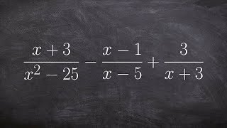 Combining rational expressions [upl. by Zitvaa]