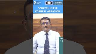 Scratch in Eye SEVERE PAIN Corneal Abrasion First AIDDrSriram RamalingamDoctors Circle shorts [upl. by Ordnajela]