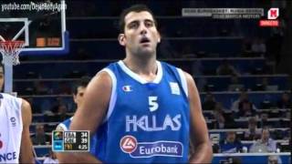 France vs Grèce quart de finale Euro Basket 2011 [upl. by Hairahcaz]