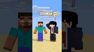 HELP Herobrine To Power Up And Highest Jump friendship shorts trending anime [upl. by Leunad]