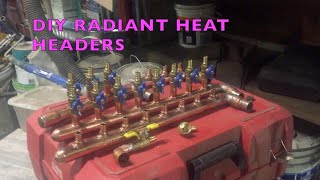 DIY Radiant heat header build [upl. by Vasos]