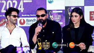 Zee Cine Awards 2024 Press Conference With Lord Bobby Deol Mouni Roy Aparshakti Khurrana [upl. by Darce]