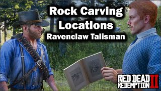 Rock Carving Locations and Ravenclaw Talisman in Red Dead Redemption 2  Old Brass Compass [upl. by Otha315]