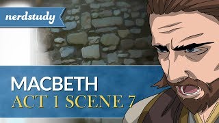 Macbeth Summary Act 1 Scene 7  Nerdstudy [upl. by Tarazi]