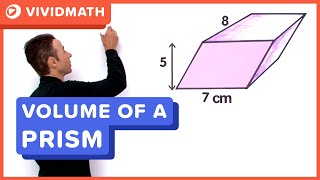 Volume of a Prism  VividMathcom [upl. by Deegan]