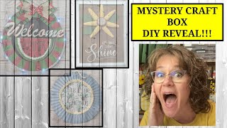 MYSTERY CRAFT BOX DIYS  DOLLAR TREE DIY  MAGNOLIA DESIGN CO  FARMHOUSE HOME DECOR [upl. by Bertie]