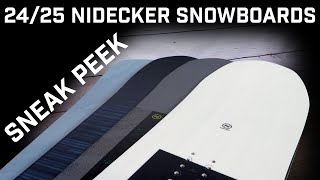 Sneak Peek Of The 2425 Boards From Nidecker [upl. by Omsoc]