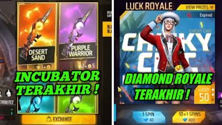 INCUBATOR TERAKHIR  BOCORAN INCUBATOR SETELAH MINI UZIDIAMOND ROYALE TERBARUBUNDLE FF TERBARU [upl. by Htinnek]