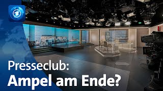 Presseclub Live  Vertrauen verspielt – Ist die Ampel am Ende [upl. by Nellir75]