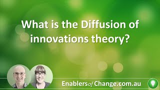 What is the Diffusion of innovations theory [upl. by Iggep]