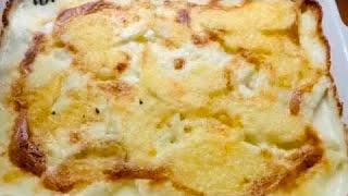 Pommes de terre au four à la crème  Gratin dauphinois style danois  Recette  145 [upl. by Namaj]