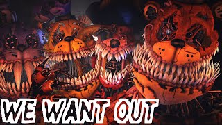 FNaFSFMCOLLAB PART WE WANT OUT  DAGAMES [upl. by Bannister]