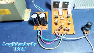 Amplificador De 100w Versión PNP Mono [upl. by Latyrc]