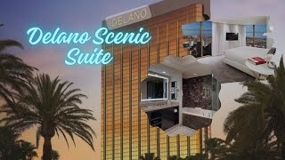 Delano Las Vegas Scenic Suite Room Tour [upl. by Dupre]