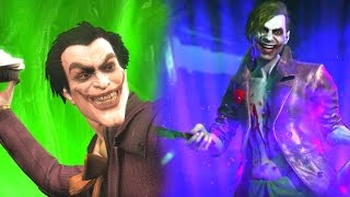 Injustice Vs Injustice 2  Joker Intro Super Move and Victory Pose Comparison [upl. by Dominga]