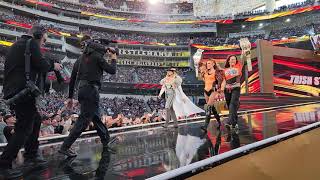 Becky Lynch Lita amp Trish Straus Wrestlemania Entrance wwe wrestlemania beckylynch trishstratus [upl. by Ahsiki47]