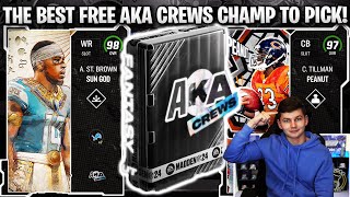 THE BEST FREE 9798 OVERALL AKA CREWS CHAMPION PLAYER TO PICK IN MADDEN 24 [upl. by Hung]