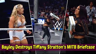 Bayley Destroys Tiffany Stratton’s Money in the Bank Briefcase on July 19 WWE SmackDown [upl. by Lorinda]