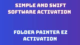 Download amp Install Folder Painter StepbyStep Instructions [upl. by Ellehcan851]